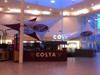 Branded Sails and Signage, Costa Coffee